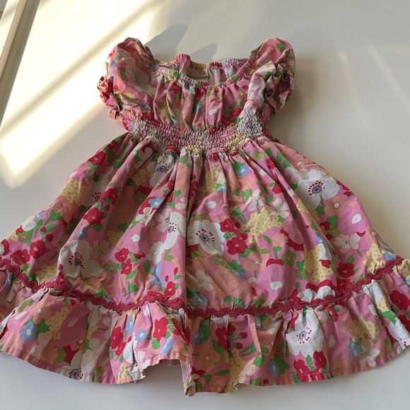 Matilda Jane Other - Toddler Floral Pink Dress with Ruffle Sleeves